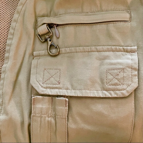 NEW! ORVIS Khaki Hunting Vest Size XL 100% pre washed Cotton - Picture 6 of 11